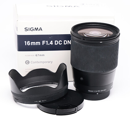 Obiektyw Sigma 16mm f/1,4 DC DN Contemporary Mikro 4/3 - sn:55348057 - Używany