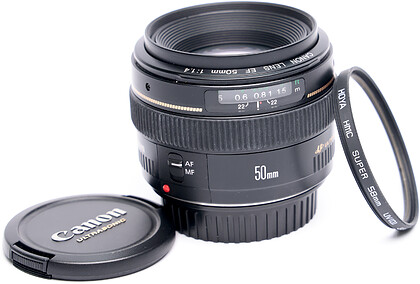 Obiektyw Canon EF 50mm f/1.4 USM - sn:19603195 - Komis