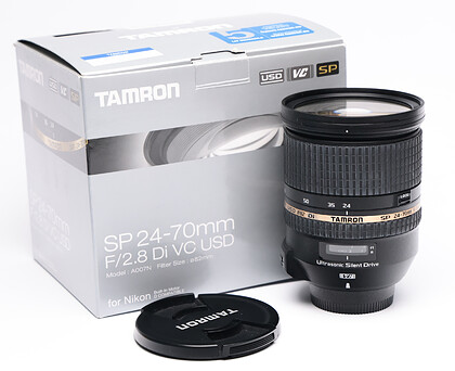 Obiektyw Tamron 24-70mm f/2,8 Di VC USD (Nikon) - sn:112117 - Używany