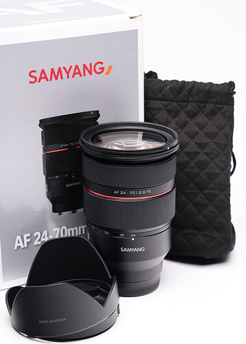 Obiektyw Samyang AF 24-70mm f/2,8 FE (Sony E) - sn:GAP20298 - Komis
