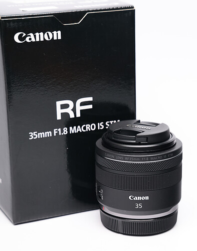 Obiektyw Canon RF 35mm f/1.8 IS Macro STM - sn:4132001015 - Używany