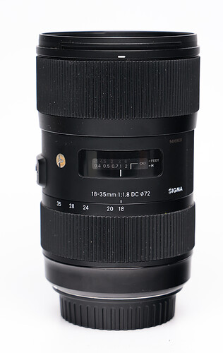 Obiektyw Sigma 18-35mm f/1,8 DC HSM Art (Canon) - sn:54069833 - Używany *FV23%