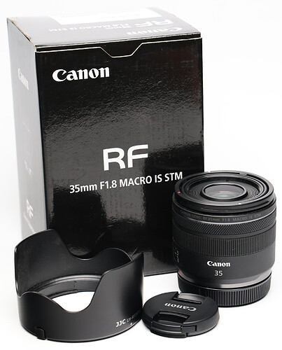 Obiektyw Canon RF 35mm f/1.8 IS Macro STM - sn:3322003514 - Używany