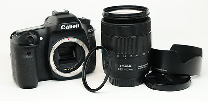 Lustrzanka Canon EOS 80D + Canon EF-S 18-135mm /3.5-5.6 IS USM Nano - sn:133021006527 - Używany