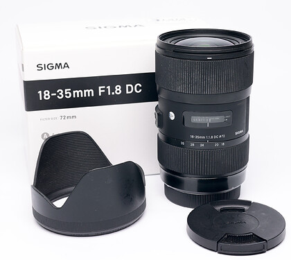 Obiektyw Sigma 18-35mm f/1,8 DC HSM Art (Canon) - sn:55647972 - Używany