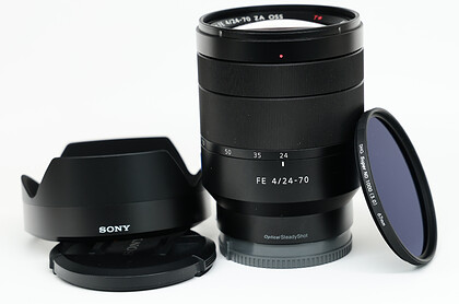 Obiektyw Sony Carl Zeiss Vario-Tessar T* FE 24-70mm f/4 ZA OSS - sn:6809981 - Używany + Filtr UV ND1000