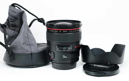 Obiektyw Canon EF 24mm f/1,4 L II USM - sn:6225365 - Komis