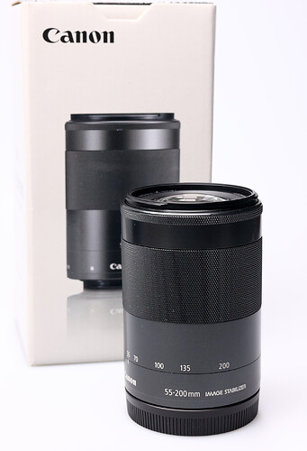 Obiektyw Canon EF-M 55-200 mm f/4.5-6.3 IS STM - Komis