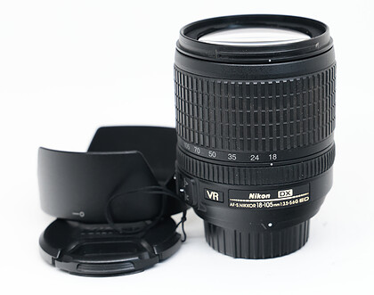 Obiektyw Nikkor AF-S DX 18-105mm f/3,5-5,6G ED VR - sn:42477481 - Używany *Uszkodzony