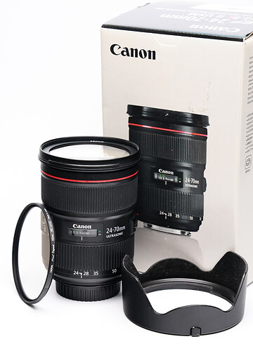 Obiektyw Canon EF 24-70mm f/2.8L II USM - sn:285006578 - Używany