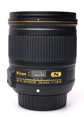 Obiektyw Nikkor AF-S 28mm f/1,8G - Używany FV23%