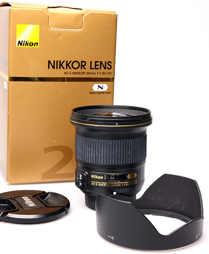 Obiektyw Nikkor AF-S 20mm f/1,8G ED - Używany FV23%