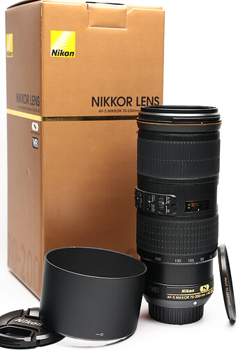 Obiektyw Nikkor AF-S 70-200mm f/4G ED VR - sn:82062040 - Używany