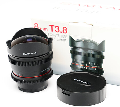 Obiektyw Samyang 8mm T3.8 Fish-eye CS II UMC VDSLR (Nikon) - sn:D112E2230 - Komis
