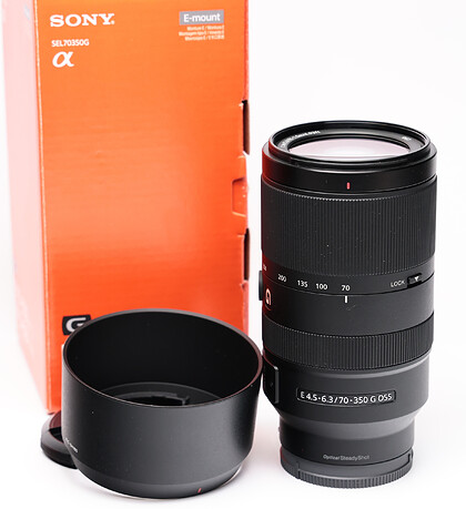 Obiektyw Sony E 70-350mm f/4.5-6.3 OSS G Lens - sn:1867209 - Używany