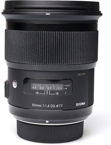 Obiektyw Sigma 50mm f/1,4 DG HSM Art (Nikon) - Używany