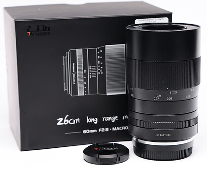 Obiektyw 7artisans 60mm f/2,8 makro - mocowanie Fujifilm sn:66011924 - Używany