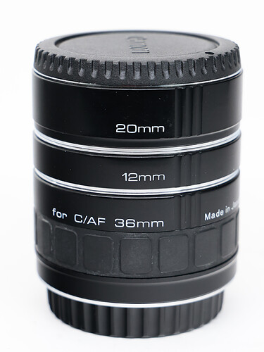 Soligor C/AF Extension Tube Zestaw pierścieni pośrednich do Canon EF / EF-S