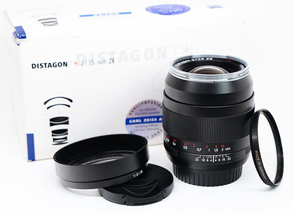 Obiektyw Carl Zeiss 35mm f/2 ZE Distagon T* Canon EF sn:15886813 - Komis