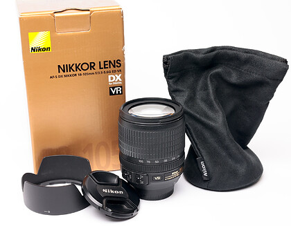 Obiektyw Nikkor AF-S DX 18-105mm f/3,5-5,6G ED VR - sn:32125003 - Używany
