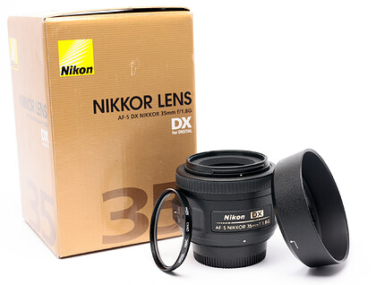 Obiektyw Nikkor AF-S DX 35mm f/1,8G - sn:2497480 - Używany