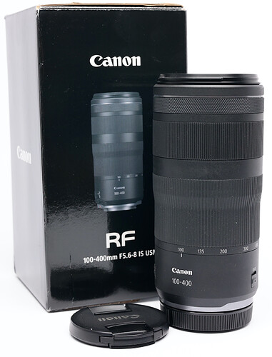 Obiektyw Canon RF 100-400mm f/5.6-8 IS USM sn:1212002937 - Komis