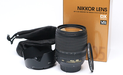 Obiektyw Nikkor AF-S DX 18-105mm f/3,5-5,6G ED VR - sn:42170709 - Używany