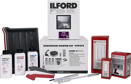 Zestaw startowy do wywoływania filmów Ilford + Paterson Darkroom Starter Kit