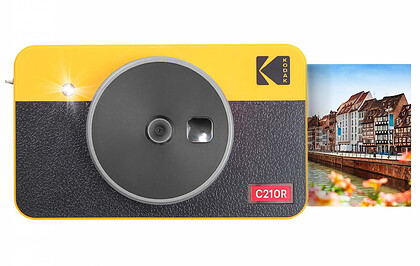 Aparat Kodak Mini Shot 2 Retro Yellow + 2 wkłady (60 zdjęć) - Majowa Promocja!