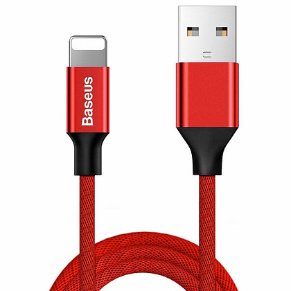 Kabel USB-A do Lightning Baseus Yiven 1.8m 2A (czerwony)