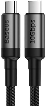 Kabel USB-C do USB-C 3.1 Baseus Cafule PD 10Gbps 100W 4K 1m (czarno-szary)