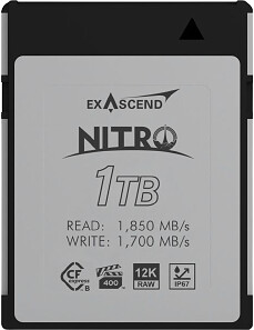 Karta pamięci Exascend CFexpress 1TB Type B Nitro (1850MB/s)