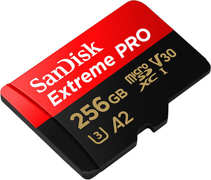 Karta pamięci SanDisk microSDXC Extreme Pro 256GB (200MB/s) V30 A2 + adapter SD/SDSQXCD-256G-GN6MA