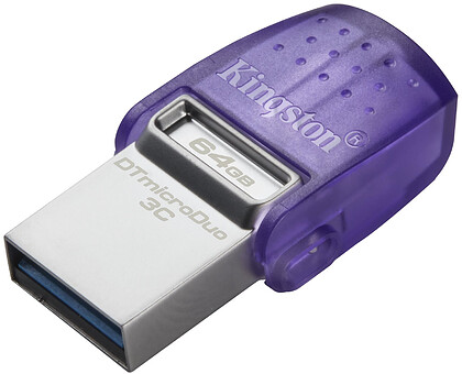 Pendrive Kingston Data Traveler microDuo 3C USB-A/USB-C 64GB (DTDUO3CG3/64GB)