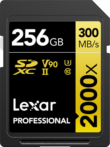 Karta pamięci Lexar SDXC 256GB 2000x (300MB/s)