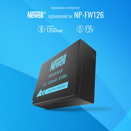 Akumulator Newell zamiennik Fuji NP-W126