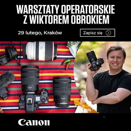 Warsztaty operatorskie z Wiktorem Obrokiem, 29.02.2024 r.