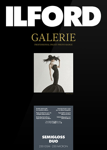 Papier ILFORD GALERIE Semi Gloss Duo 250g