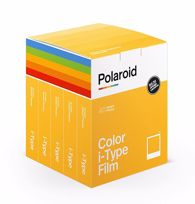 Wkład Polaroid COLOR i-Type Film (White Frame) [5-pack]