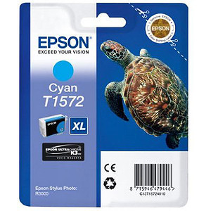 Tusz Epson T1572 Cyan (R3000) - wyprzedaż*