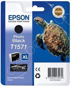 Tusz Epson T1571 Photo Black (R3000) - wyprzedaż*