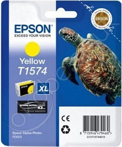 Tusz Epson T1574 Yellow (R3000) - wyprzedaż*