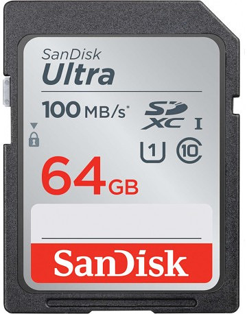 Karta pamięci SanDisk SDXC Ultra 64 GB (100MB/s)