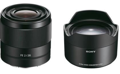Obiektyw Sony FE 28mm f/2 + konwerter 075 UWC + MARUMI UV Fit-Slim MC 49mm GRATIS!