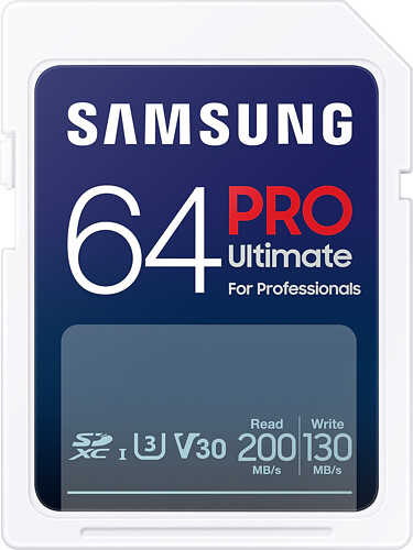Karta Pamięci Samsung SDXC 64GB PRO Ultimate 2023 (200/130MB/s) (MB-SY64S/WW)
