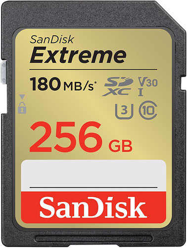 Karta pamięci SanDisk SDXC Extreme 256GB (180MB/s) V30 UHS-I U3/SDSDXVV-256G-GNCIN | Wietrzenie magazynu!