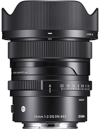 Obiektyw Sigma 24mm f/2 DG DN I Contemporary (Sony E) - 3 letnia gwarancja - Zyskaj rabat do 15% z kodem SIGMA15