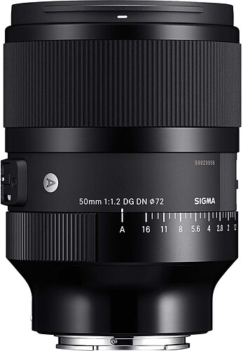Obiektyw Sigma 50mm f/1.2 DG DN Art Sony E + 5 lat gwaranacji - cena promocyjna 5990 PLN (cena regularna: 6590 PLN)