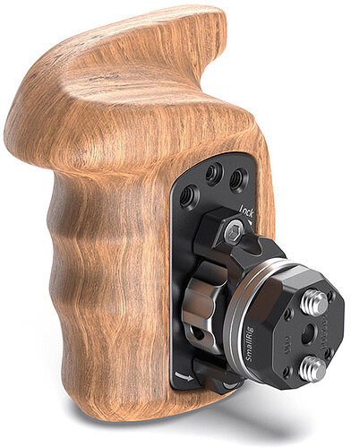 SmallRig 2083 Right Side Wooden Grip with Arri Rosette Bolt-On Mount - drewniany uchwyt boczny z rozetą