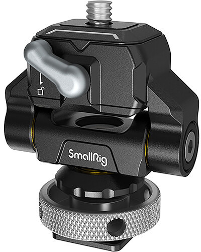 SmallRig 3514 Drop-in HawkLock mini QR Monitor Mount with Cold Shoe - mocowanie monitora
